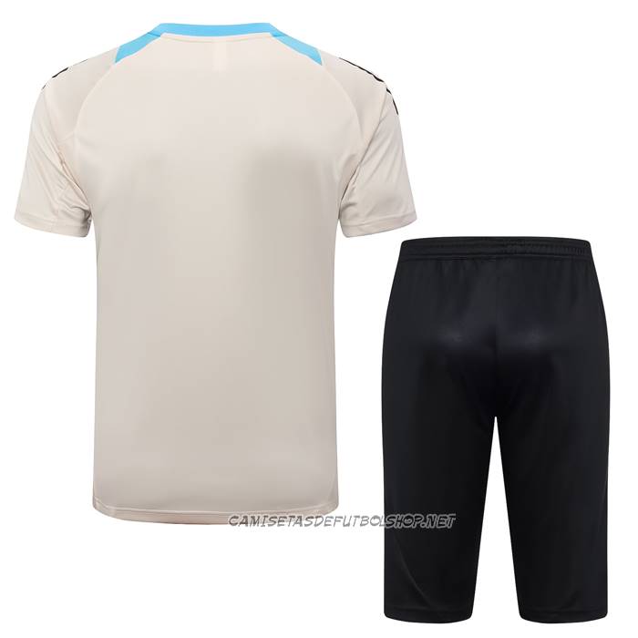 Chandal del Argentina 24-25 Manga Corta Amarillo - Pantalon Corto
